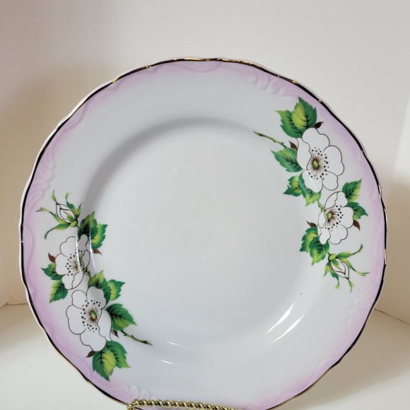 Korosten Russian Porcelain Multicolor Floral  Dinner Plates Set of 3 - Picture 1 of 2